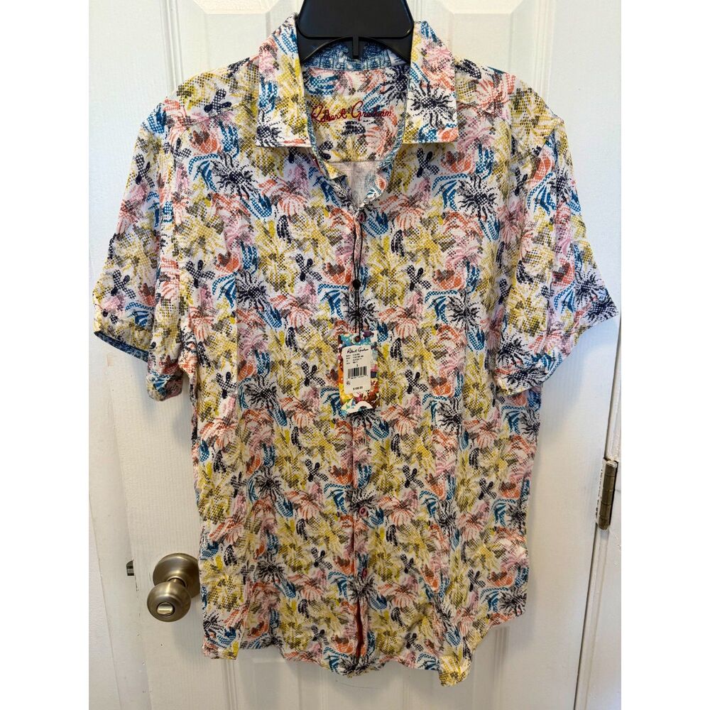 Robert Graham Men's Size Small "Gunning" Classic Fit S/S Shirt Multi Color NWT